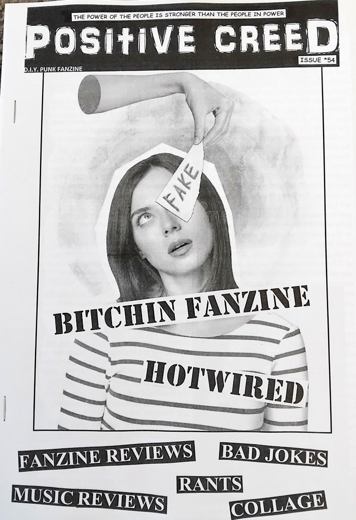 Positive Creed *54 is now available and features interviews with Bitchin Fanzine and Hotwired. Only £3 so please message us for PayPal details if you would like a copy