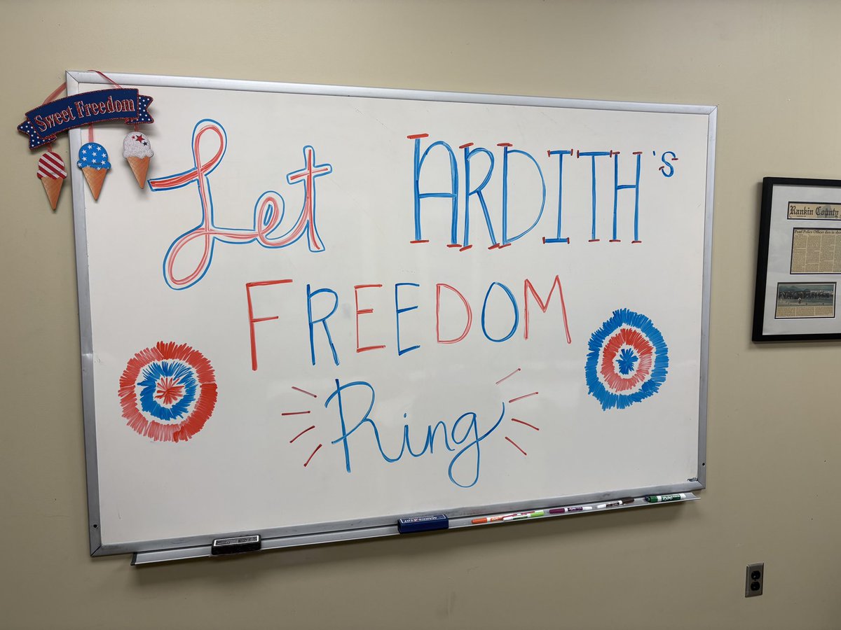 After more than 20 years of dedicated service to the Rankin DA’s Office, Ardith Patrick is heading into a well-deserved retirement! We celebrated her with a patriotic red, white, and blue farewell. Thank you, Ardith, for being the heart and soul of our office!