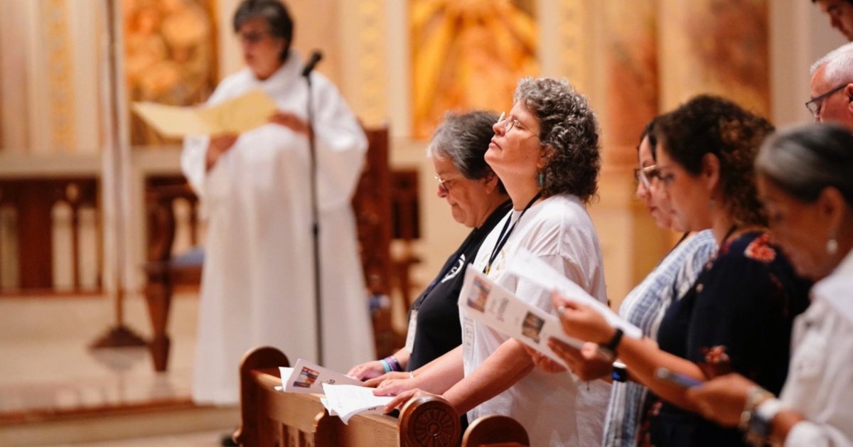 uiwcardinals's tweet image. 🎶 From many places, with one spirit! 🎶
UIW hosted NPM On-the-Road San Antonio, a mini-conference with workshops, speakers and liturgical leaders from across the country, building community through music, ministry and mission.
#YourJourneyOurMission #UIW