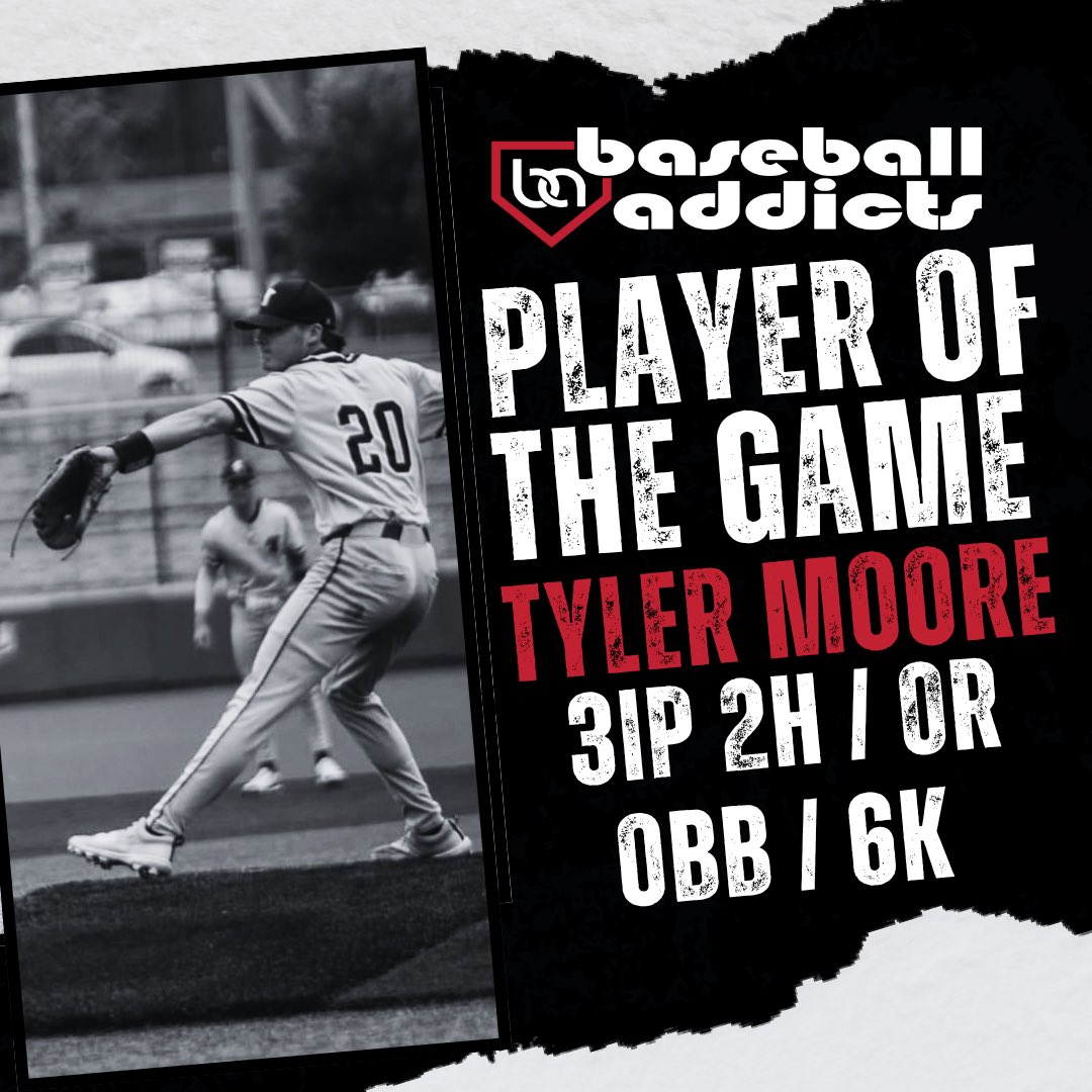 Peloteros (@peloterosbsb) on Twitter photo Peloteros get 5th win of the season by final of 9-6.
POG: Tyler Moore 3IP / 2H /0BB / 0R / 6K (<a href="/Jessup_BASE/">Jessup Baseball</a>) Peloteros get 5th win of the season by final of 9-6.
POG: Tyler Moore 3IP / 2H /0BB / 0R / 6K (<a href="/Jessup_BASE/">Jessup Baseball</a>)