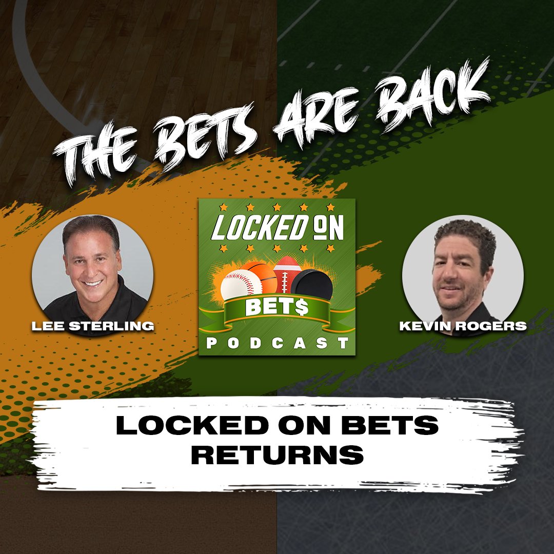 The bets are back! 💰 Locked On Podcast Network is excited to announce the return of <a href="/LockedOnBets/">Locked On Bets</a>🔒 

Locked On Bets is your daily sports betting podcast from the #1 sports podcast network. 

Hosted by legendary handicappers Lee Sterling (<a href="/paramountsports/">Lee Sterling</a>) and Kevin Rogers