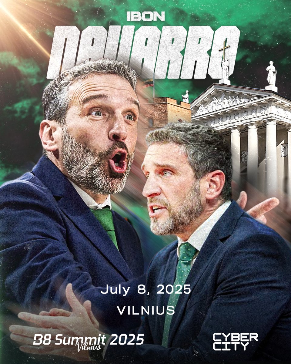 B8summit's tweet image. ๐ฅ B8 Summit 2025 Update
Ibon Navarro joins the lineup! ๐ช๐ธ
๐ BCL champ & 2025 Kingโs Cup winner
๐ง Main stage + workshop
Replacing Andrea Trinchieri โ same time, same schedule.
๐๏ธ b8summit.com
#B8Summit2025 #IbonNavarro #EuroHoops #Vilnius
