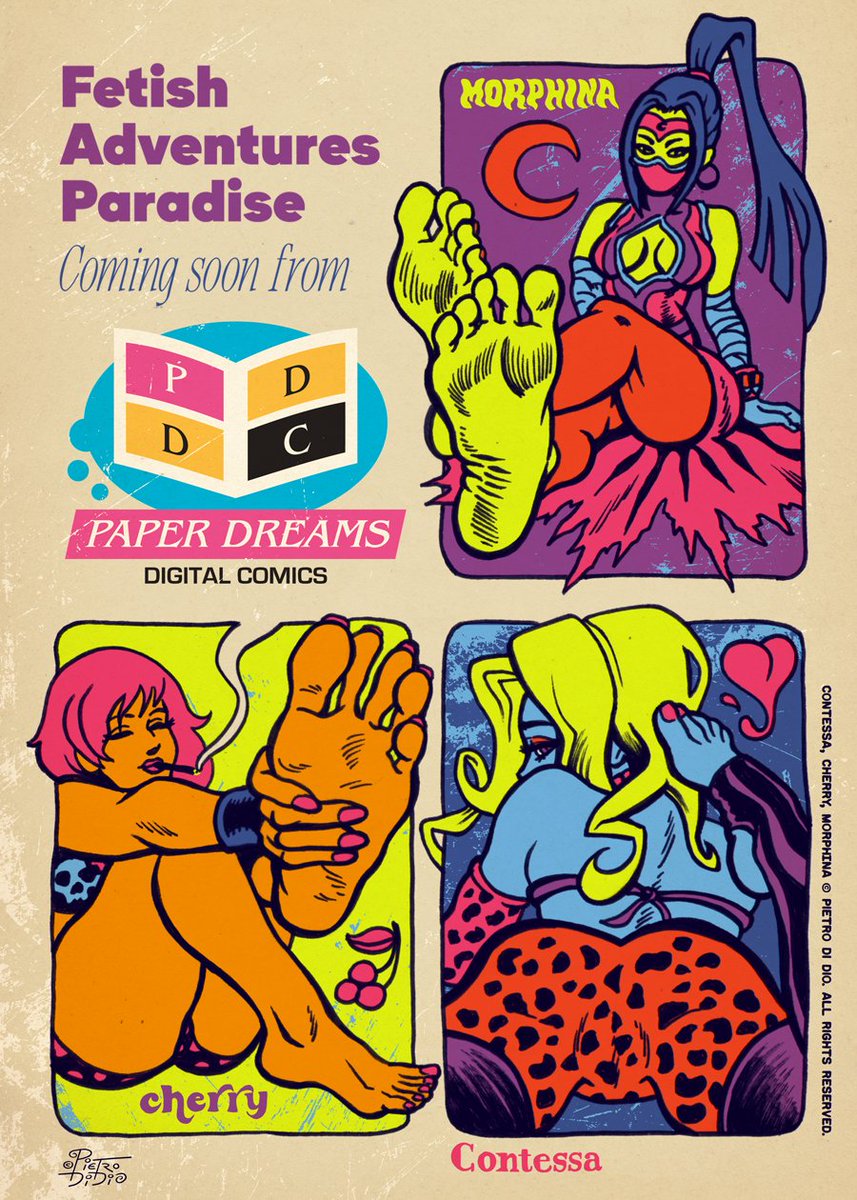 Coming soon! 😉✏️ #morphina #contessa #cherry #footfetish #fetishcomics #feetfetish #originalcharacters #comics