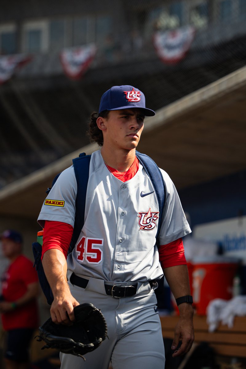SCU_Baseball's tweet image. &apos;@USABaseballCNT training camp and games started this weekend, and @bayles_max is 𝗢𝗡. 𝗦𝗜𝗧𝗘.

#StampedeTogether | @USABaseball