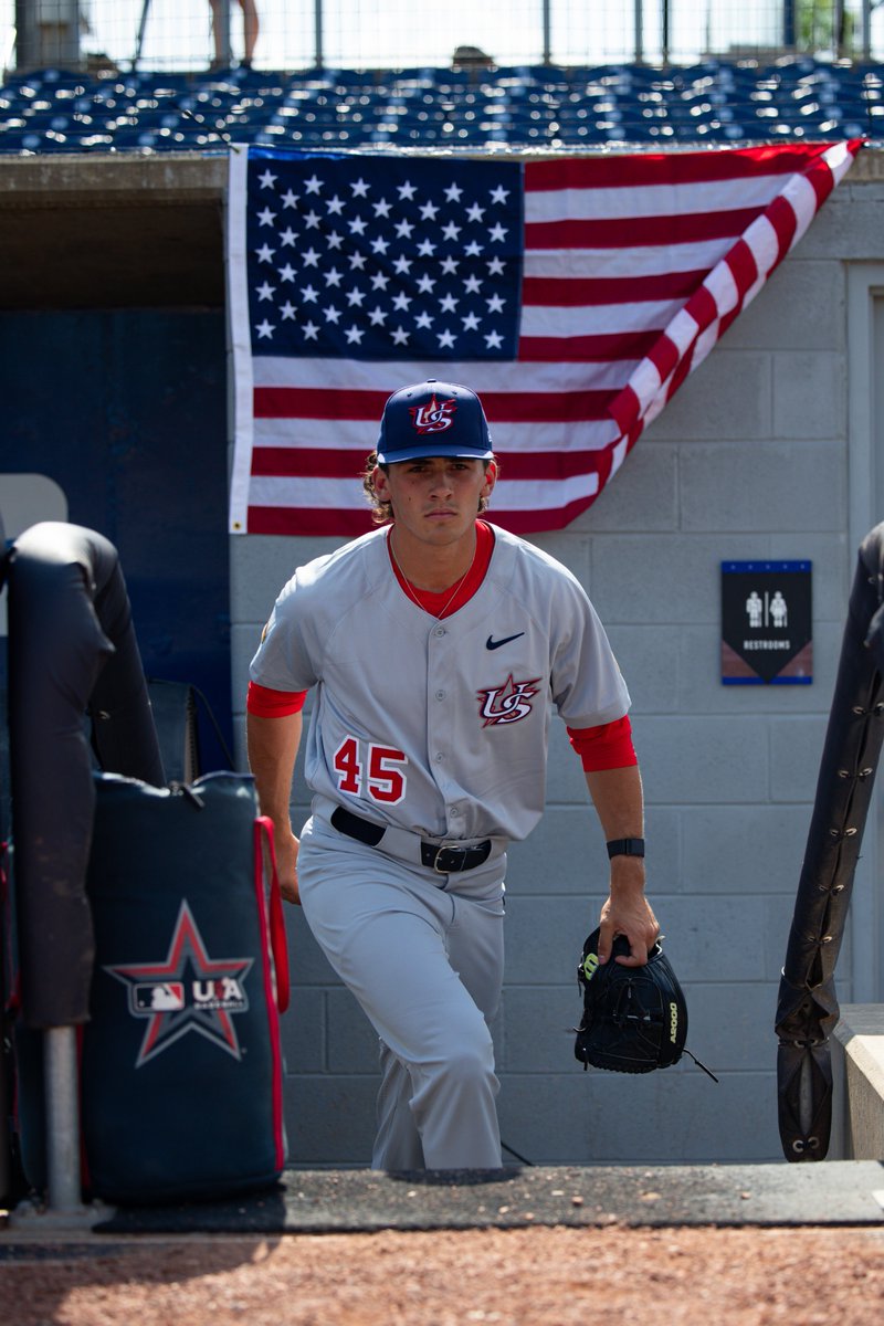 SCU_Baseball's tweet image. &apos;@USABaseballCNT training camp and games started this weekend, and @bayles_max is 𝗢𝗡. 𝗦𝗜𝗧𝗘.

#StampedeTogether | @USABaseball