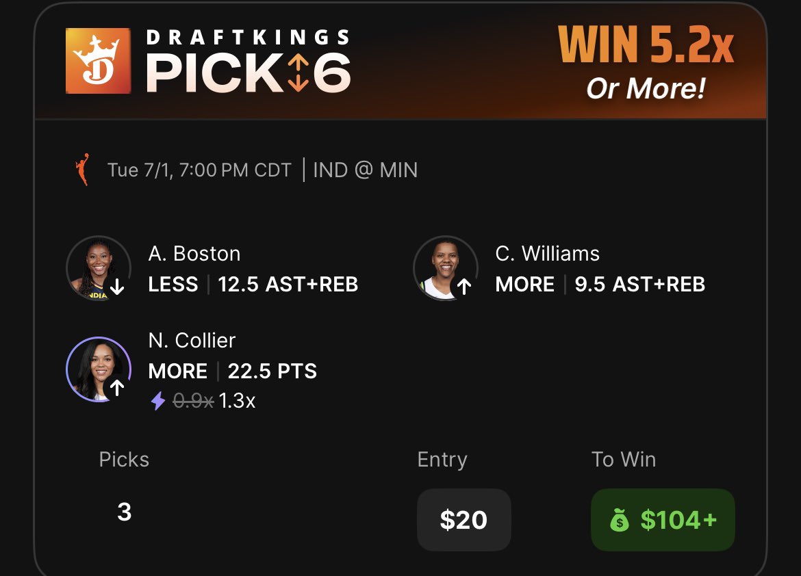 zach_braasch's tweet photo. My plays for tonight most are still on the board https://t.co/N22fyImxue