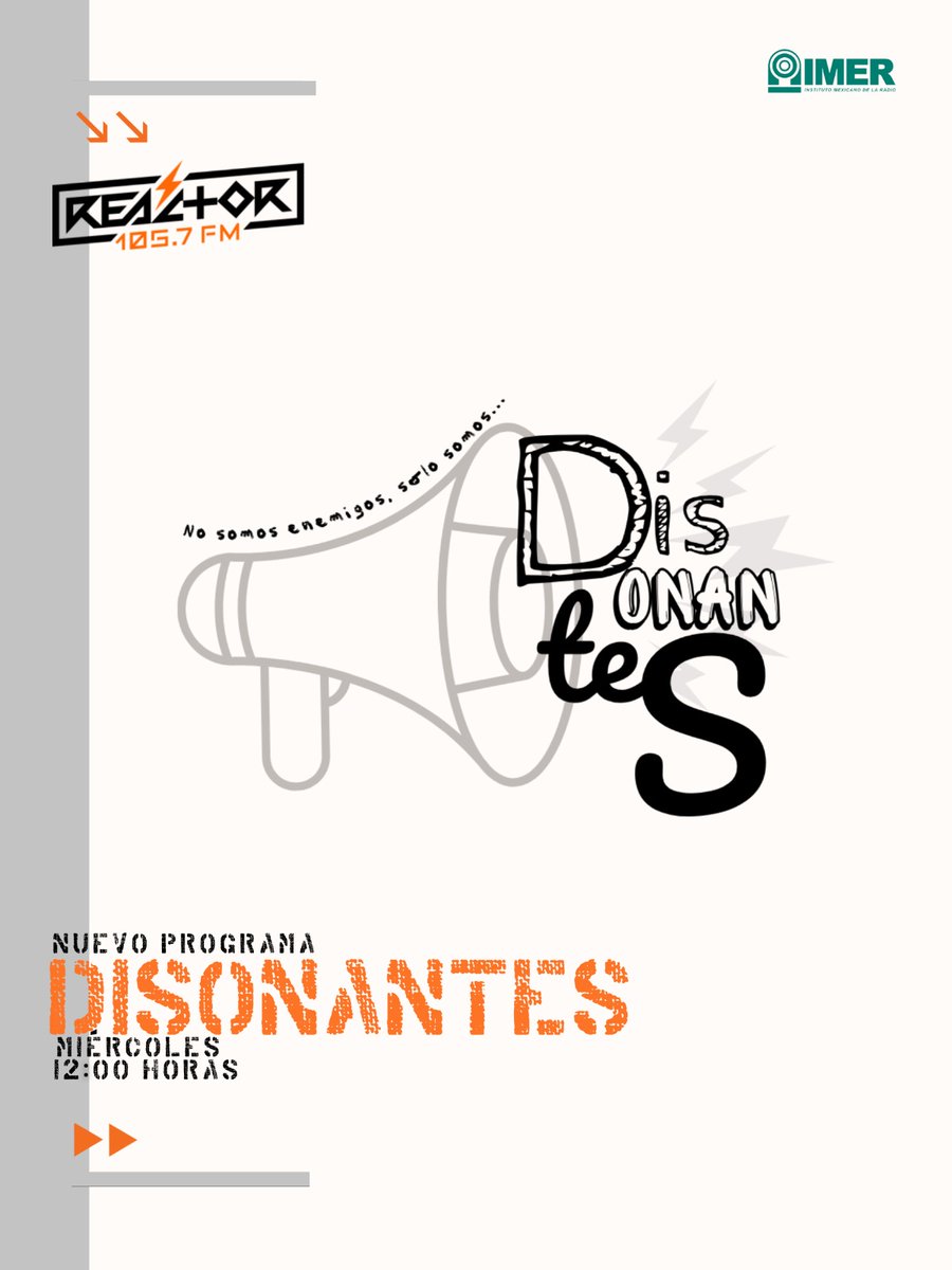 #GeneraciónR 📷 Betty e Isma van al aire todos los miércoles a las 12 horas con su nuevo programa #Disonantes   ¡Una dupla que no se pueden perder!