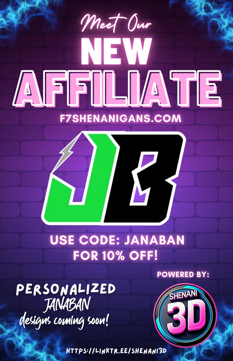 🎉 Welcome <a href="/JanabanGames/">Janaban</a> ! 🎉

We’re thrilled to introduce JANABAN as our newest Shenani3D Affiliate! Get ready for awesome 3D content, creative vibes, and plenty of fun. Show some love and give them a warm welcome and please drop her a follow🙌✨
kick.com/janaban
