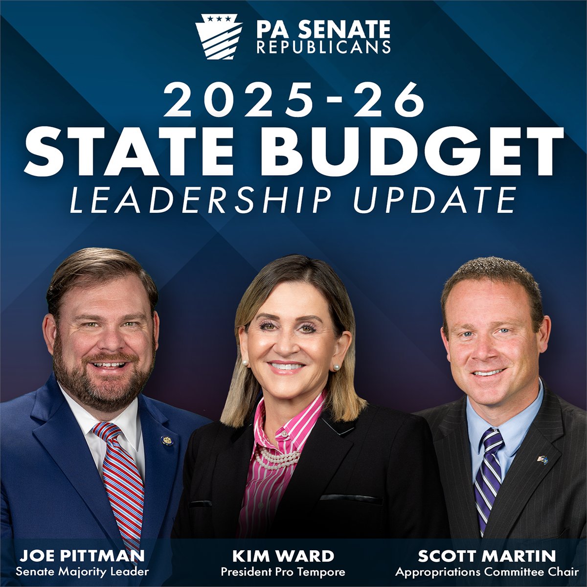SenatorPittman's tweet image. We will continue to work with all parties to reach a final agreement on a spending plan that respects taxpayers, while allowing Pennsylvania to grow.
Read our full budget statement here ⬇️📰
senatorpittman.com/2025/06/30/pa-…
@SenatorKimWard
@SenatorMartinPA