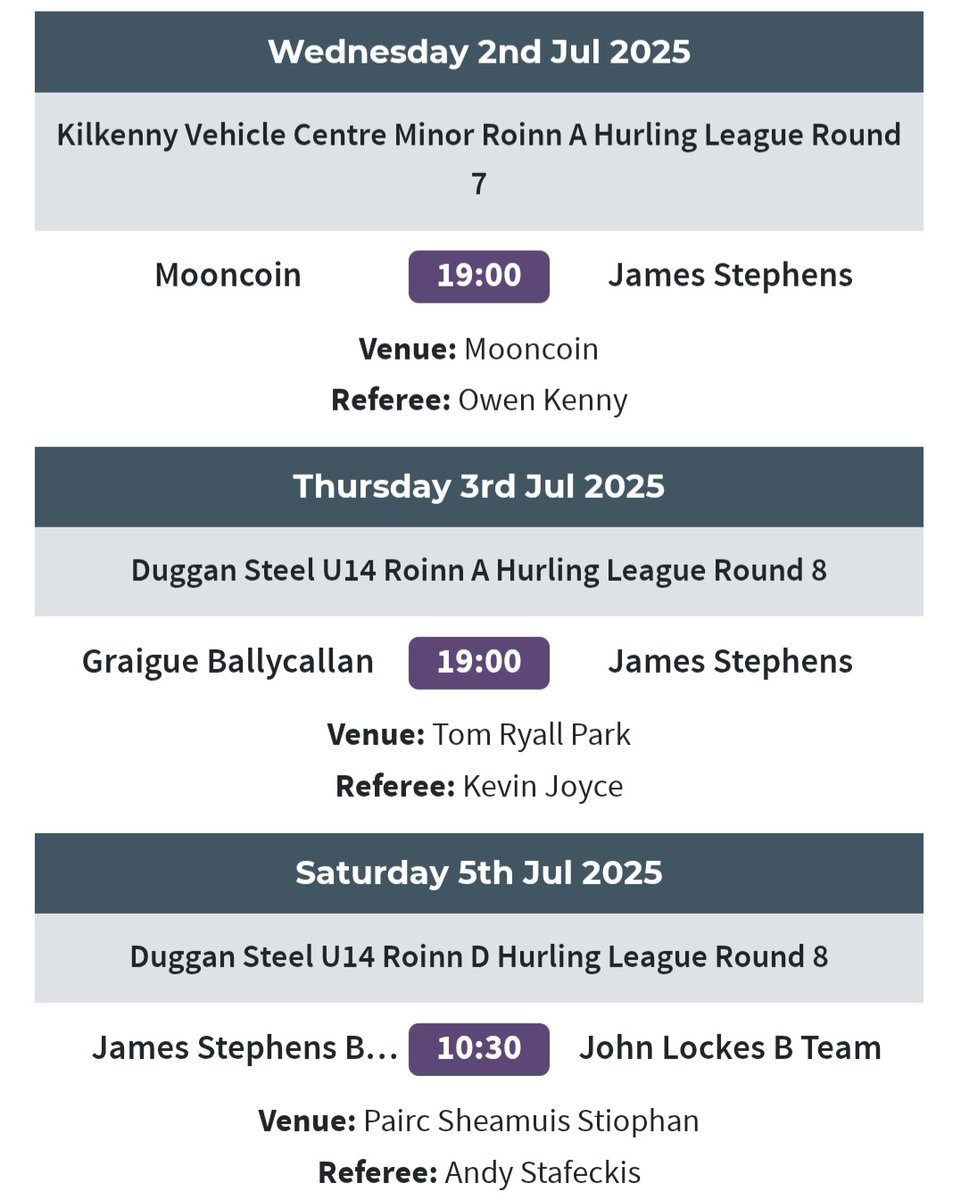🏮WEEKLY FIXTURE🏮

🙌Come out and support our teams🙌

#VillageAbu
#VillageNews ❤️💚