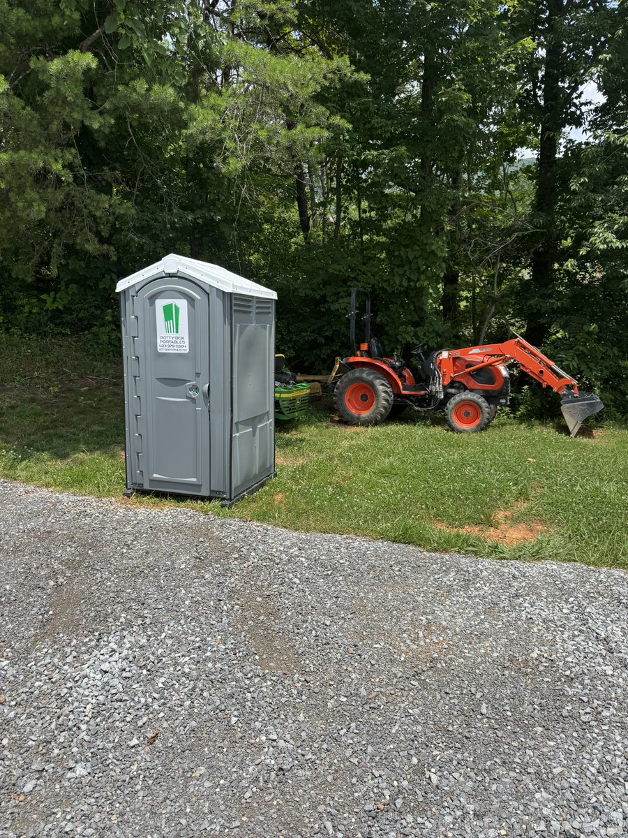 Got a port-a-Jon at the house for my kids to use until they clean their bathroom
