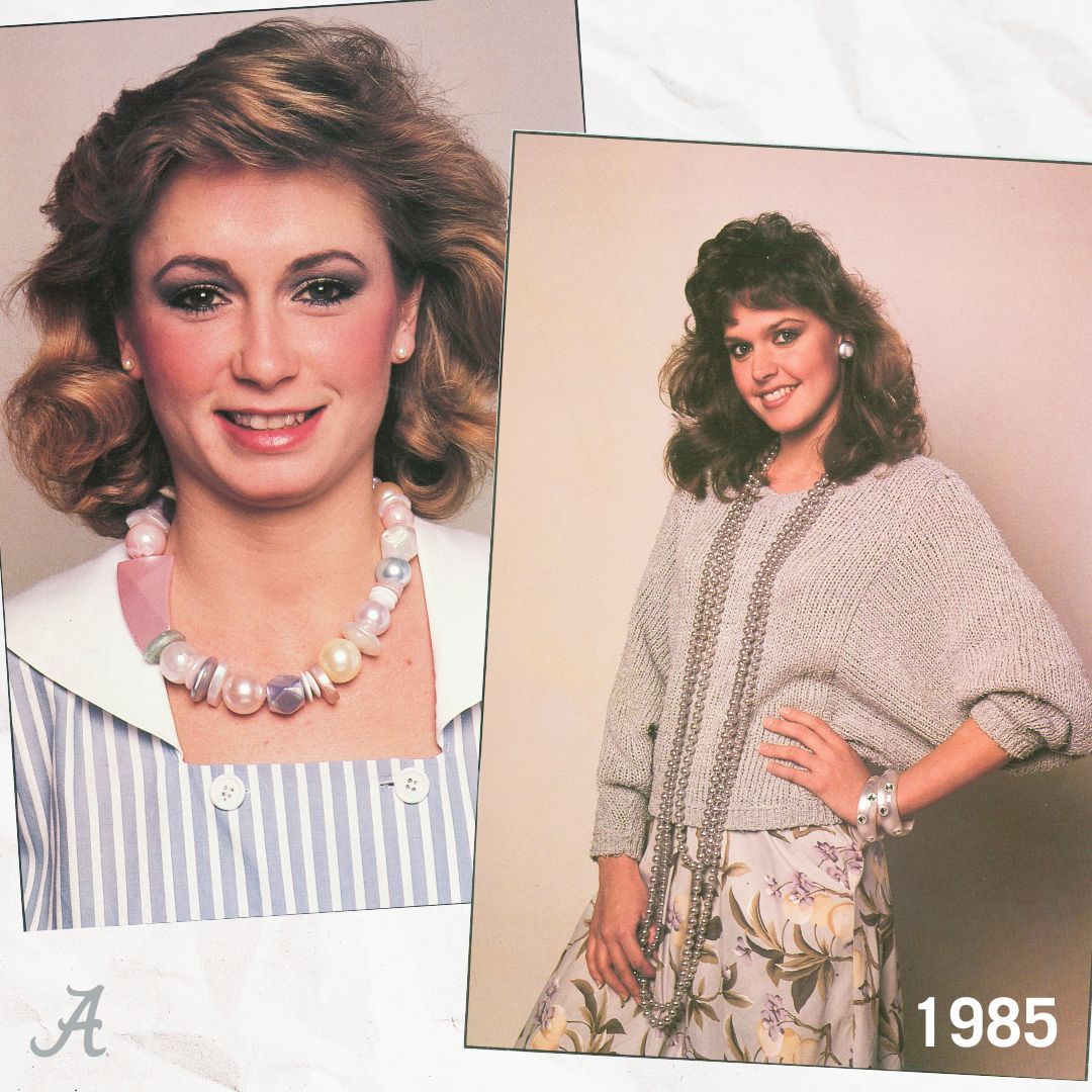 UAAlumniAssoc's tweet image. Happy National OOTD Day! 👗👠 Here's a few favorite campus looks from the Corollas through the decades. Which fit would you still wear today?