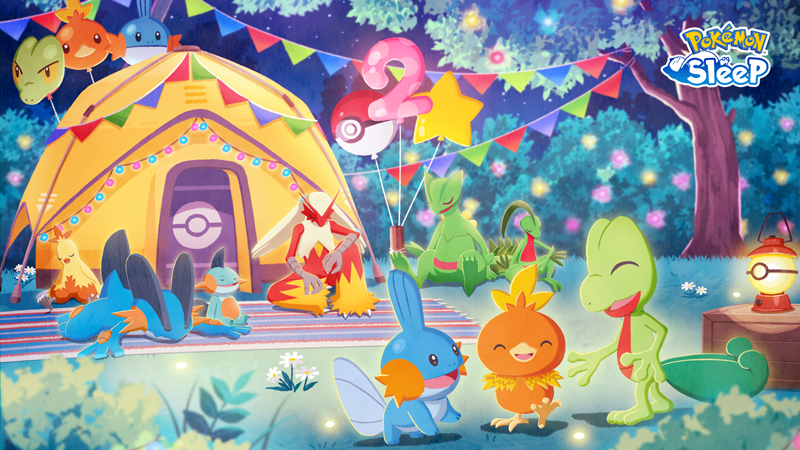 The #PokemonSleep2nd Anniversary Fest will be held on July 14! 🎉

Details on the event will be announced at a later date! Please look forward to learning more ✨