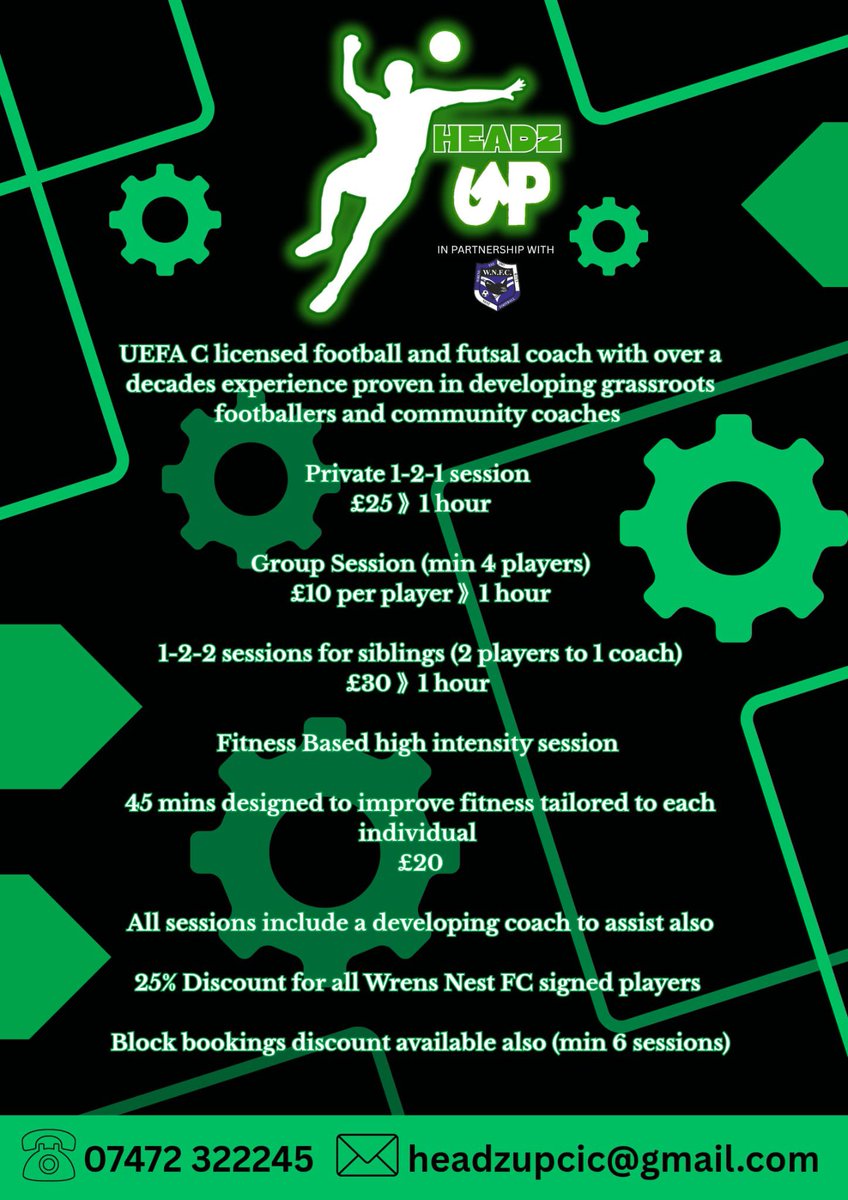 New business venture 

Appreciate any retweets football family 🫶