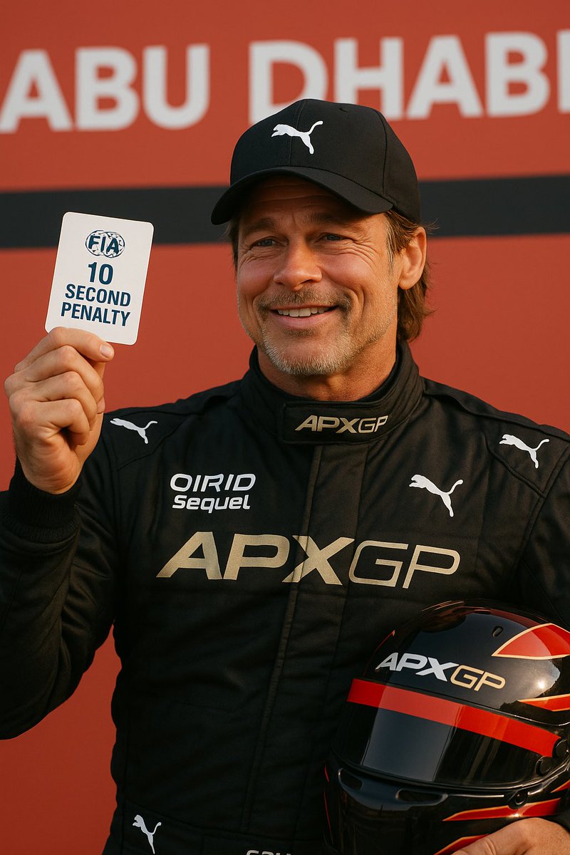TheF1Saint's tweet photo. The Playing Card…. #F1 #F1TheMovie #BradPitt #SonnyHayes #AbuDhabiGP https://t.co/SD3eGrOi0D