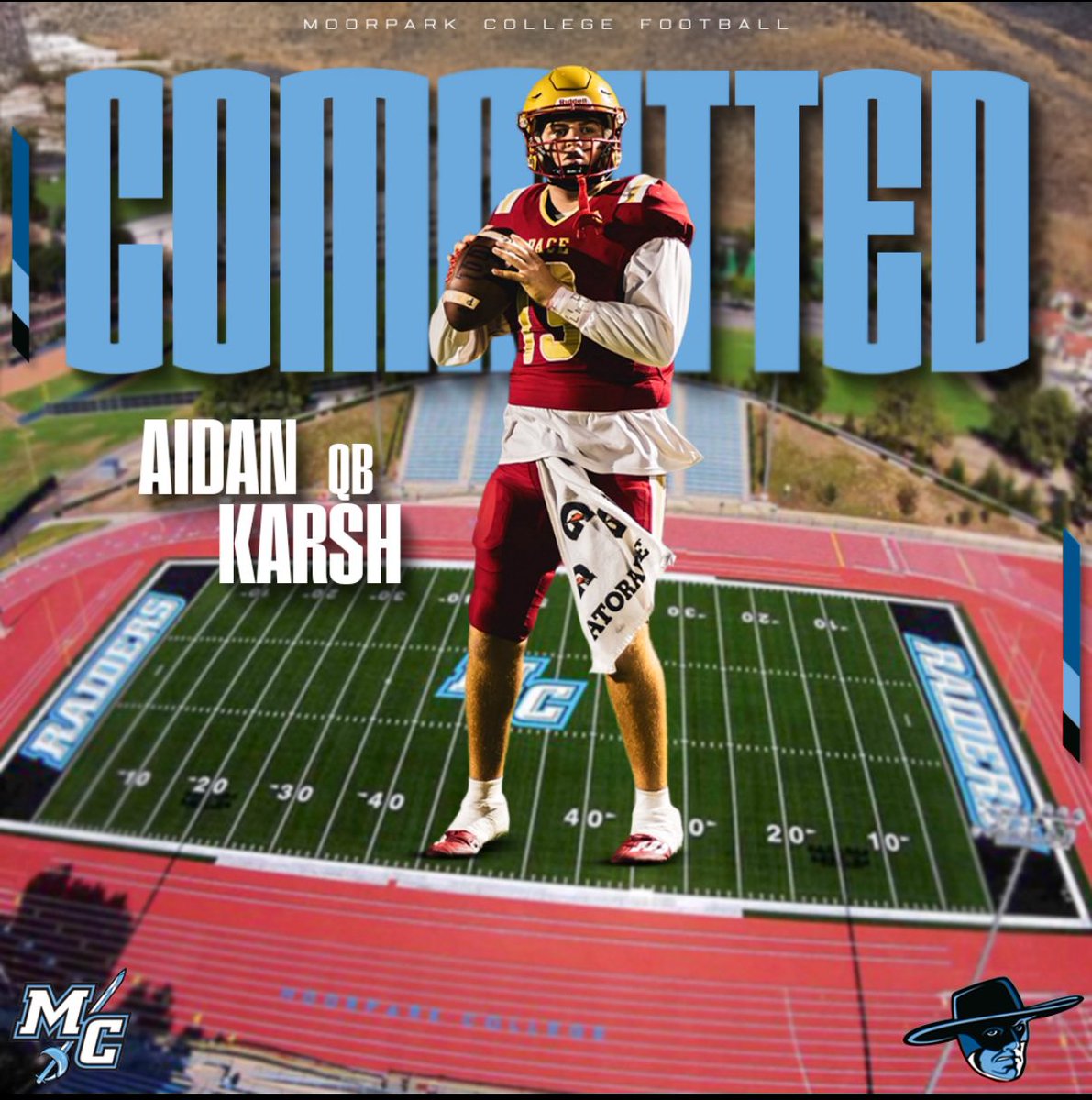 God’s Plan! #JUCOPRODUCT 
<a href="/CoachStuMC/">Mike Stuart</a> <a href="/CoachTim_MC/">Tim Lomicka</a> <a href="/mcraidersfb/">MC Raider Football</a> <a href="/BozemanQBs/">Bozeman Quarterbacks</a> <a href="/Godsgift_Nate/">Nate Paxton</a> <a href="/CoachPJCooney/">Patrick J Cooney</a>