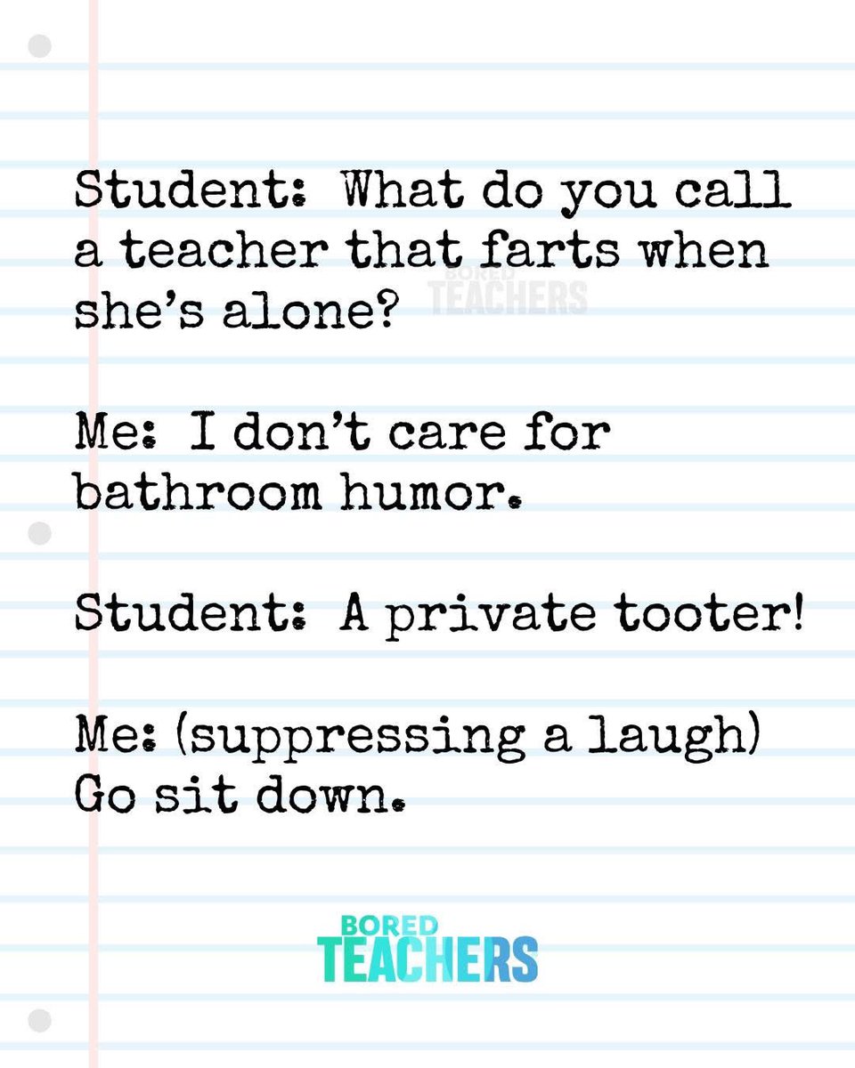Hardest part of the job: keeping a straight face when your students say something hilarious 🤣