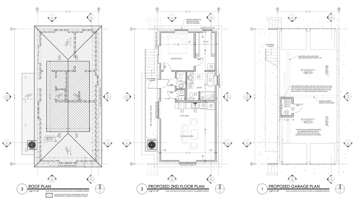 BuildUpDenver's tweet image. Tennyson St, 34th Ave, #Denver 80212
#ADUconversion from garage w/ 2nd story clubhouse in one of Denver&apos;s prime urban neighborhoods. 
A cottage court, which meant naming one of the four existing attached units as the &quot;primary&quot; structure to which the new ADU would be &quot;accessory.&quot;