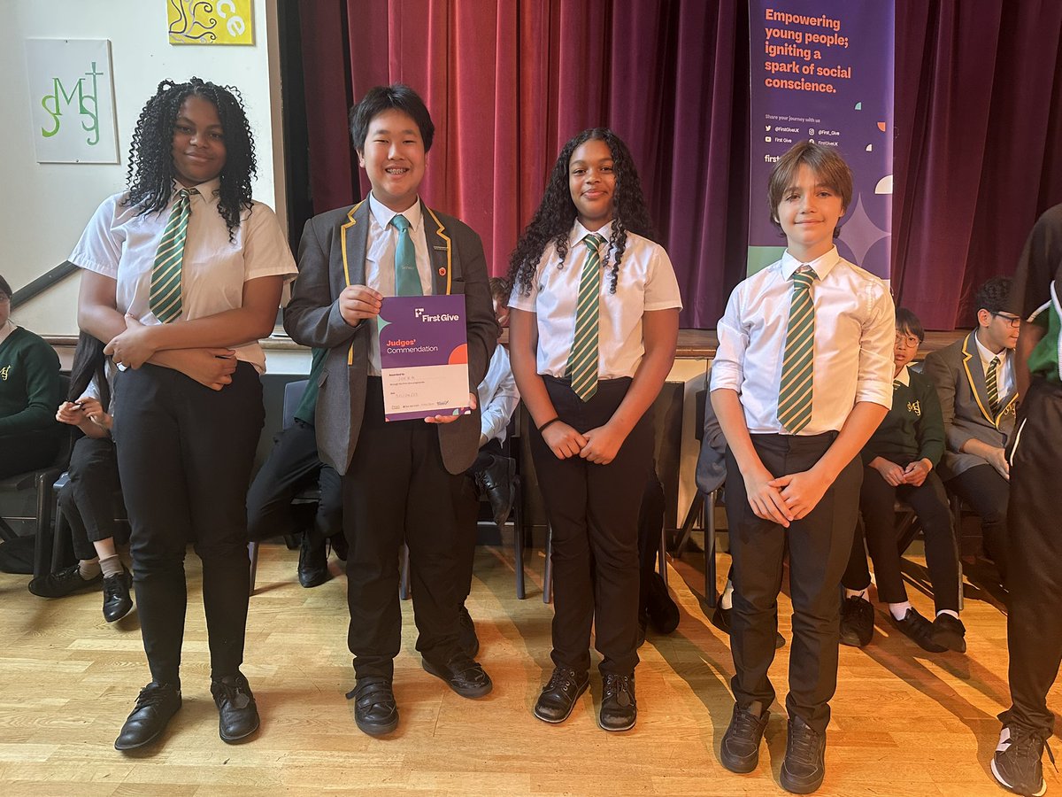 St Mary's & St John's CE School (@smsj_london) on Twitter photo An excellent <a href="/FirstGiveUK/">First Give</a> final today. Well done to everyone for having the courage to get up and speak in front of a full hall, and congratulations to our winning team who won £1000 for their chosen charity <a href="/changegrowlive/">Change Grow Live</a> An excellent <a href="/FirstGiveUK/">First Give</a> final today. Well done to everyone for having the courage to get up and speak in front of a full hall, and congratulations to our winning team who won £1000 for their chosen charity <a href="/changegrowlive/">Change Grow Live</a>