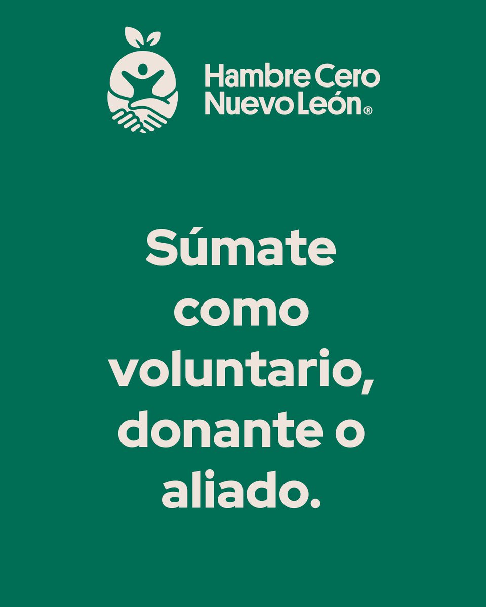 ¿Conoces el proceso de cómo llega la despensa hasta una familia?
Así funciona el proceso de ayuda alimentaria en Hambre Cero:

1️⃣ Donación
2️⃣ Recepción y clasificación
3️⃣ Selección de beneficiarios
4️⃣ Distribución

📲 Conoce más sobre el proceso en:
🔗 hambreceronl.mx/proceso-de-ayu…