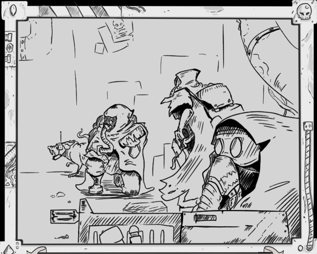 palebloodoni's tweet photo. Next batch of event cards Done for a big Boarding Action game!  12/30. 

#warhammer40k #w40k #40kart #boardingaction #spacehulk #illustration #fanart #warhammerfanart #イラスト #ウォーハンマー40K #ウォ��ハンマー40000 https://t.co/lSvRzXsdzg