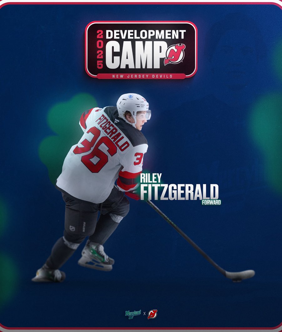 HurstMHockey's tweet photo. Our very own Riley Fitzgerald is participating in @njdevils 2025 Developmental Camp this week! We are sending him the best of luck! 

#HurstAthletics https://t.co/N2tCJd9cMk