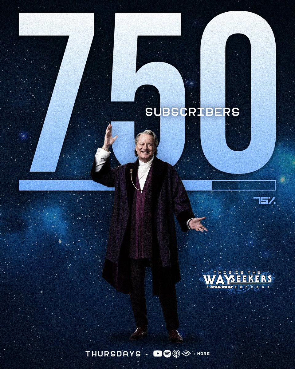WayseekersPod's tweet image. STAY ON TARGET 🎯 750 subs and climbing, y’all are the real Rebel Alliance (and the best‼️)
Whether you’re here for the deep dives, the hot takes, or just the chaos in the cockpit, we couldn’t have made the jump without you. Next stop: 1K.
Now let’s blow this thing and go home!