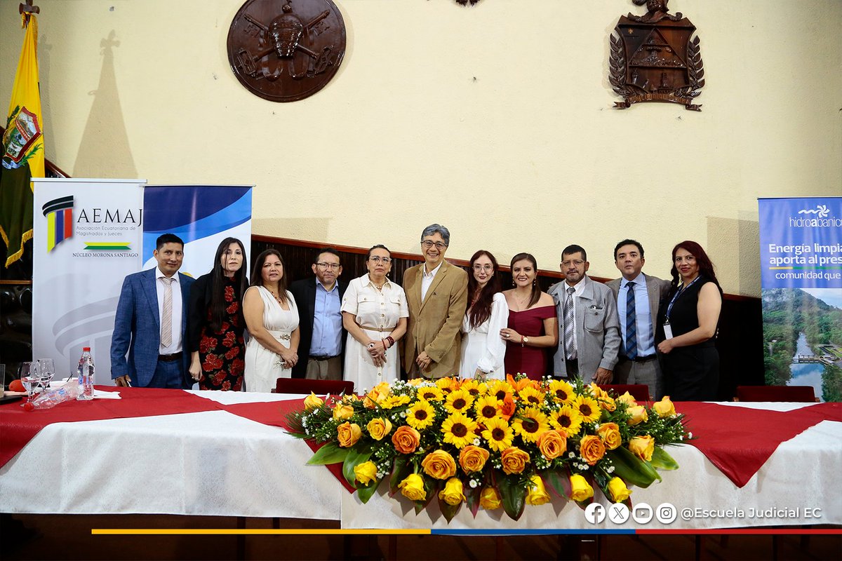 Escuela Judicial EC (@escuelacjec) on Twitter photo 📚 La <a href="/EscuelaJudicial/">Escuela Judicial</a> y <a href="/AsoJuecesEc/">Aso. Jueces - Ecuador - AEMAJ</a> realizaron el seminario sobre argumentación y motivación en materia penal ⚖️
👩⚖️ Se destacó el análisis de delitos sexuales y su tratamiento jurídico.
Con participación de jueces de <a href="/CorteNacional/">Corte Nacional de Justicia</a> y <a href="/MoronaCJ/">Morona Santiago CJ</a>. 📚 La <a href="/EscuelaJudicial/">Escuela Judicial</a> y <a href="/AsoJuecesEc/">Aso. Jueces - Ecuador - AEMAJ</a> realizaron el seminario sobre argumentación y motivación en materia penal ⚖️
👩⚖️ Se destacó el análisis de delitos sexuales y su tratamiento jurídico.
Con participación de jueces de <a href="/CorteNacional/">Corte Nacional de Justicia</a> y <a href="/MoronaCJ/">Morona Santiago CJ</a>.