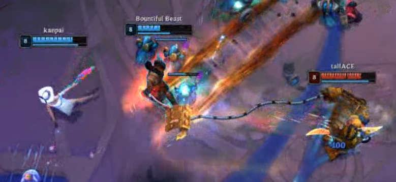 SZeldris's tweet photo. @riotgames i must have glaucoma because this didn't seem like a hit to me, would you be interested in promoting my gofundme for my eye surgery? https://t.co/ROGDp5RL6C