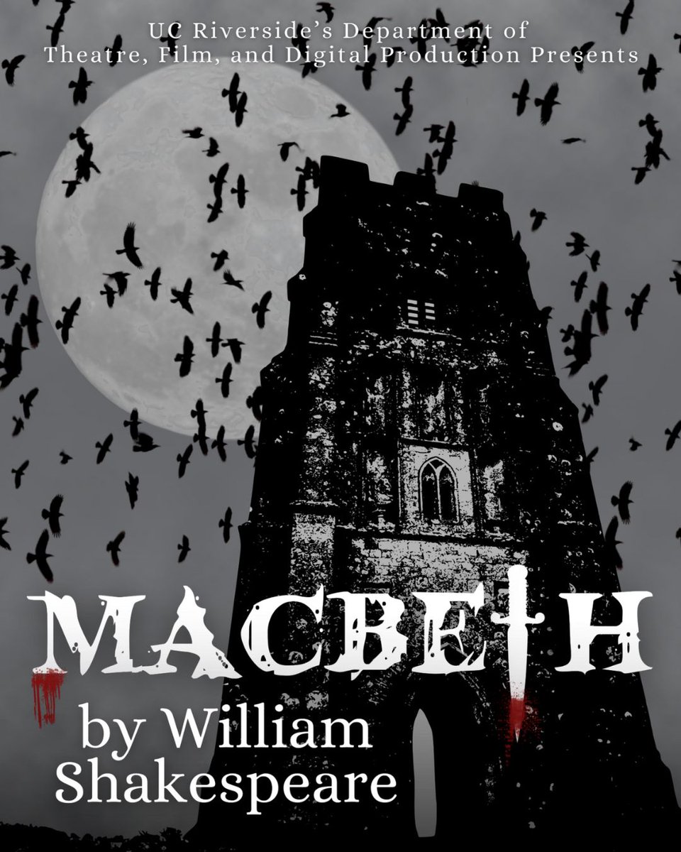 The Virtual Stage: Macbeth 
A filmed performance of last winter's acclaimed production from the Department of Theatre, Film, and Digital Production
 
July 16, 2025, 7 p.m. PDT
Online
Ticket provides unlimited access to viewing for 24-hours

events.ucr.edu/event/the-virt…