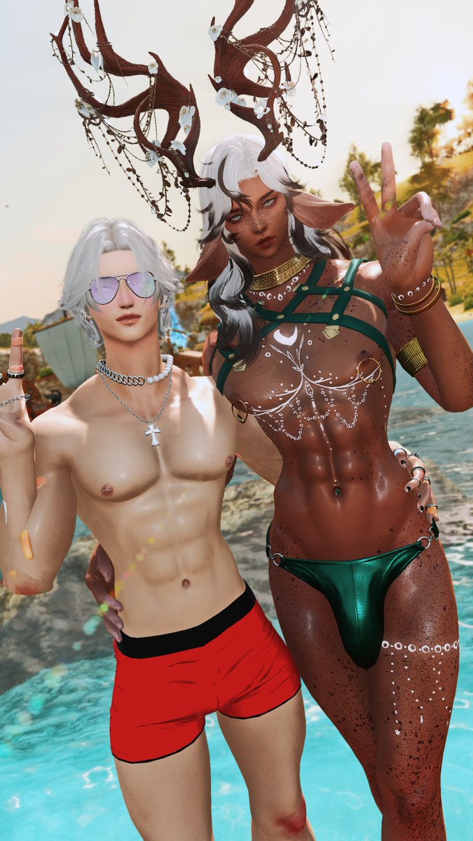 Loras (@lorastempestxiv) on Twitter photo You never know who you might run into after spending a day having fun in the sun.
I had the pleasure of finding my friend <a href="/HyominFFXIV/">Yeonjun ๐ฉโง๐ช</a>, and getting to take a nice commemorative gpose! ๐๐๏ธ
#ffxivsummerbash ยท #EorzeaPhotos ยท #gposers You never know who you might run into after spending a day having fun in the sun.
I had the pleasure of finding my friend <a href="/HyominFFXIV/">Yeonjun ๐ฉโง๐ช</a>, and getting to take a nice commemorative gpose! ๐๐๏ธ
#ffxivsummerbash ยท #EorzeaPhotos ยท #gposers