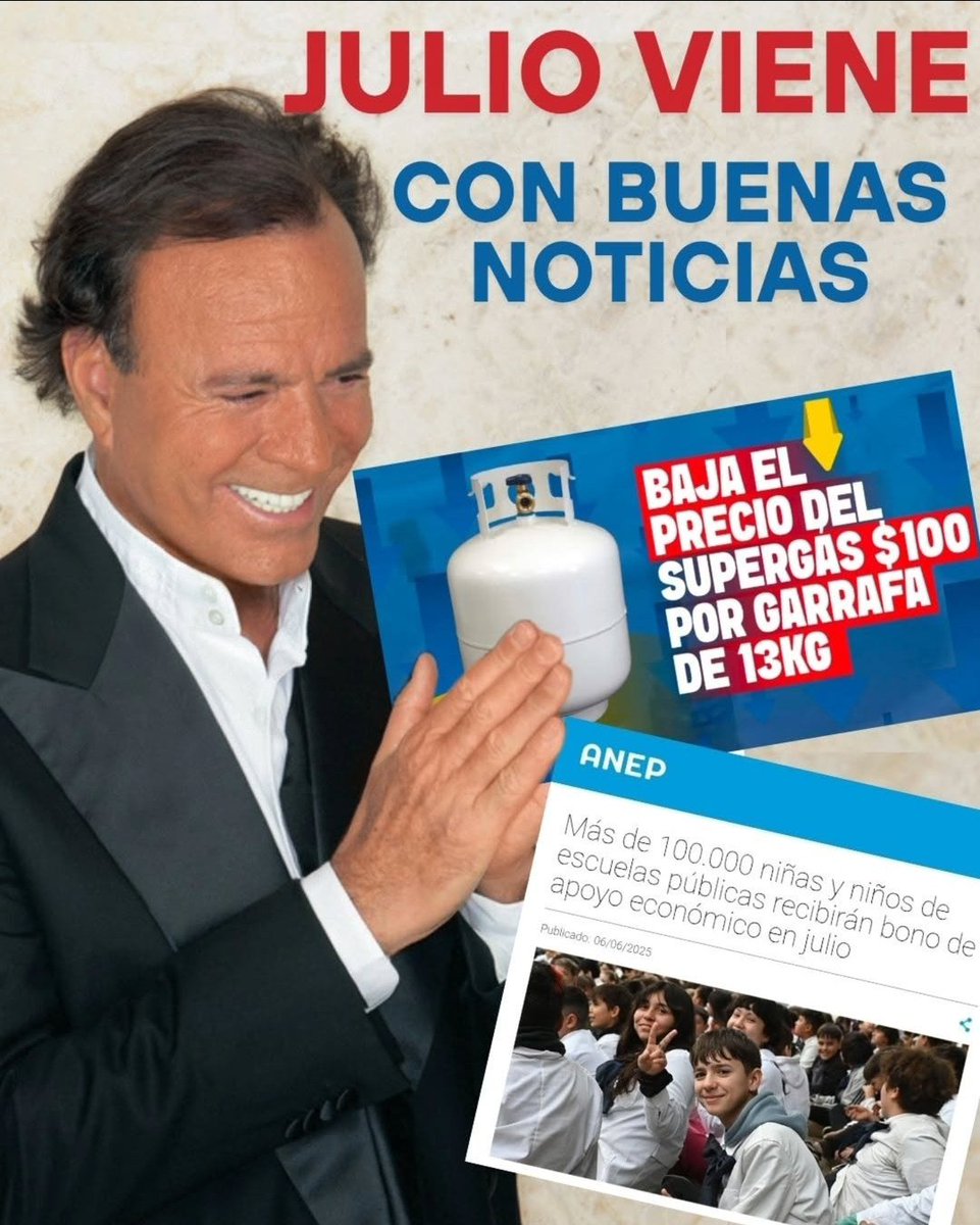JULIO viene con buenas noticias 🥳