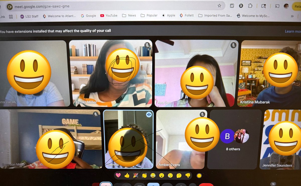 Happening now: The Summer Story Squad is meeting for the first virtual check in! We have 30 elem &amp; middle school students who have signed up to read this summer! Thank you to #44thand3rdbooksellers for facilitating this with our students! #SSQ #readmorebooks