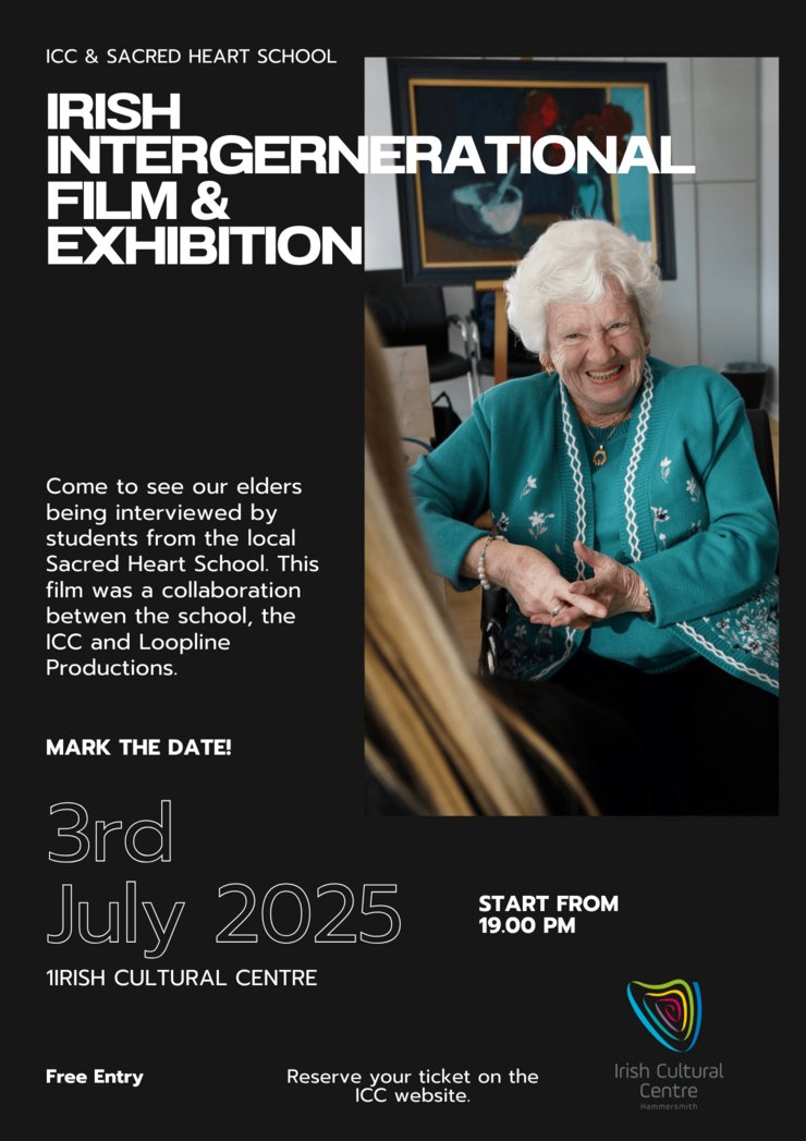 MyICCLondon's tweet image. ✨What’s On This Week at ICC (1–7 July)!✨
📽️3 Jul – Irish Intergenerational Film & Photo Exhibition
🎤4 Jul – Macdara Yeates UK Album Launch
🎭5–6 Jul – Anthem for Dissatisfaction (Dublin Fringe hit)
📻6 Jul – Bright Side of the Road Radio, feat. Kevin Rowland & Christine Tobin