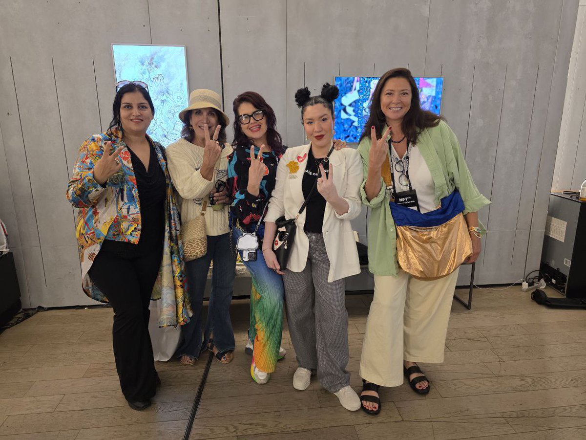 Jenifer | ONELOVE | NFTNYC2025 (@jeni_pepen) on Twitter photo Several of the <a href="/VisibleViolets/">Visible Violets</a> were in the same place at the same time 💜
<a href="/archanaaneja_/">Archana Aneja</a> @xoj9 <a href="/thesuperama/">SUPERAMA⚡️</a> <a href="/wildy_martinez/">Wildflower Fields</a> <a href="/PluralityR/">Plurality Reality - NFT.NYC 2025✨💫</a> Several of the <a href="/VisibleViolets/">Visible Violets</a> were in the same place at the same time 💜
<a href="/archanaaneja_/">Archana Aneja</a> @xoj9 <a href="/thesuperama/">SUPERAMA⚡️</a> <a href="/wildy_martinez/">Wildflower Fields</a> <a href="/PluralityR/">Plurality Reality - NFT.NYC 2025✨💫</a>