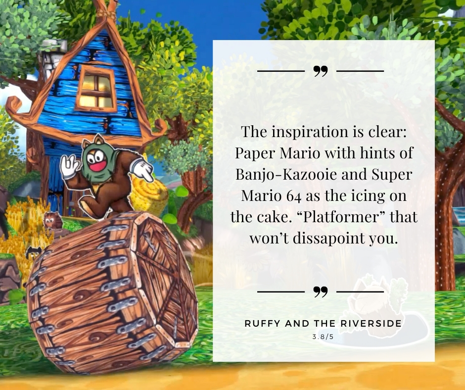 If you enjoy collecting items and want a chill gaming experience, Ruffy and the Riverside is definitely for you.

Details: indie-games.eu/en/ruffy-and-t…

#review #indiegames #GamingCommunity