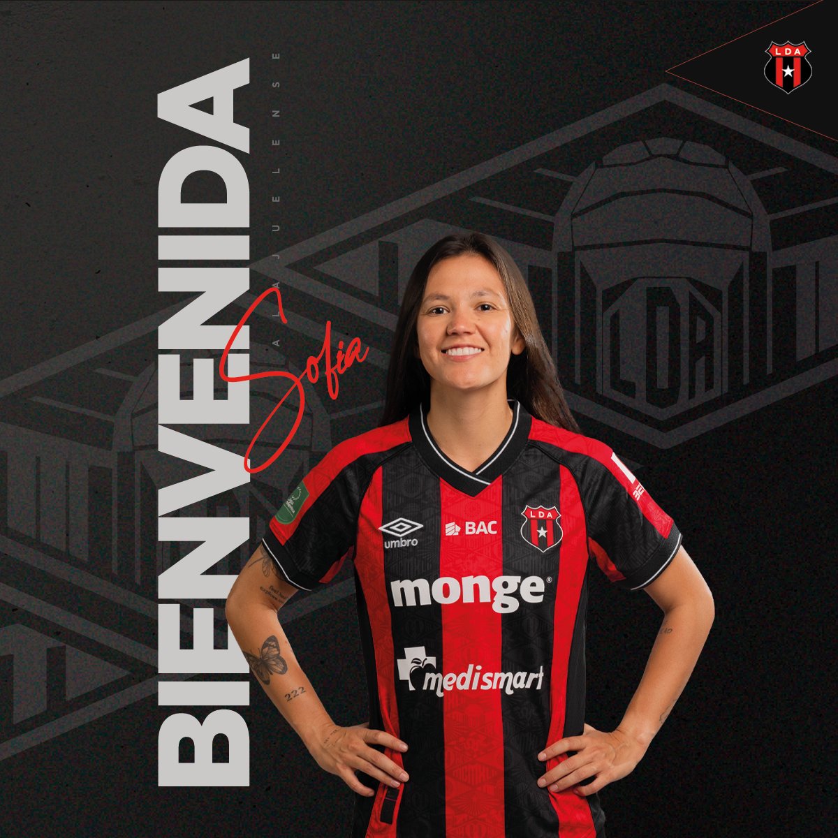 ¡ÚLTIMA HORA! SOFIA VARELA regresa a Liga Deportiva Alajuelense, luego de su paso en el extranjero 🦁❤️🖤

📸: Liga Deportiva Alajuelense
