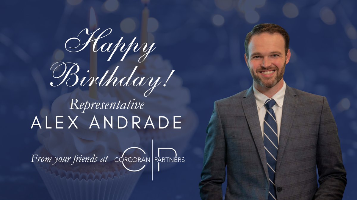 CorcoranFirm's tweet image. Happy Birthday, Representative @RAlexAndradeFL!