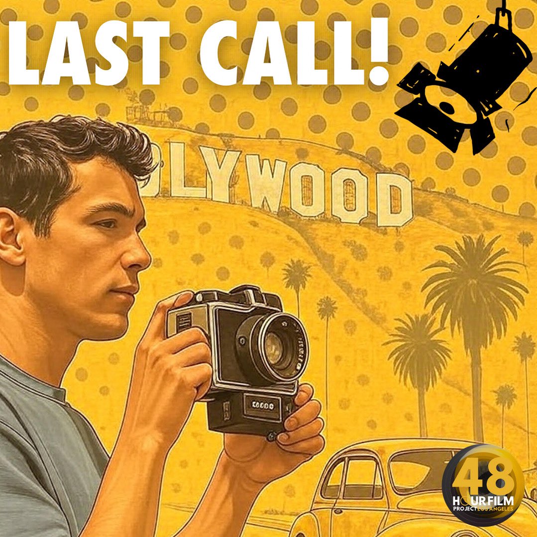 🎬 **Last Call for Early Bird Savings!** 🎉 Only ONE WEEK left to save $20 on registration for the Los Angeles 48 Hour Film Project! 🐦 Calling all filmmakers and creators! 📢 ⏰ Don’t wait—secure your spot now at 48hourfilm.com/la and lock in the lowest rate! 🚀