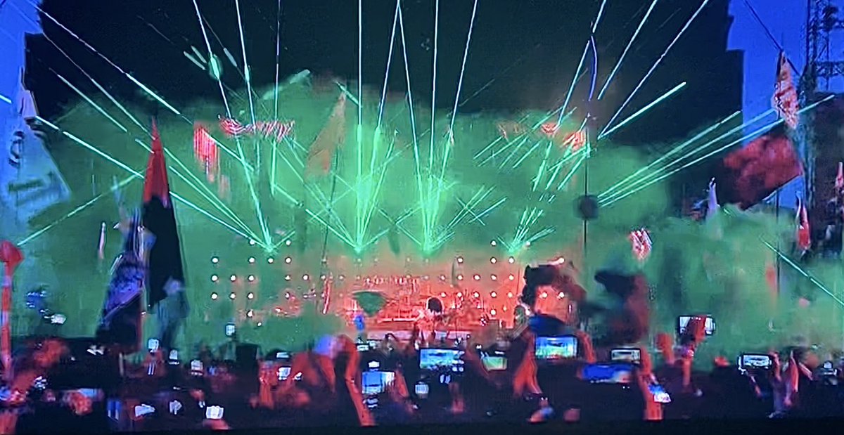 Marc_Allum's tweet image. It was The Prodigy who nailed it  for me! 

#Glastonbury2025