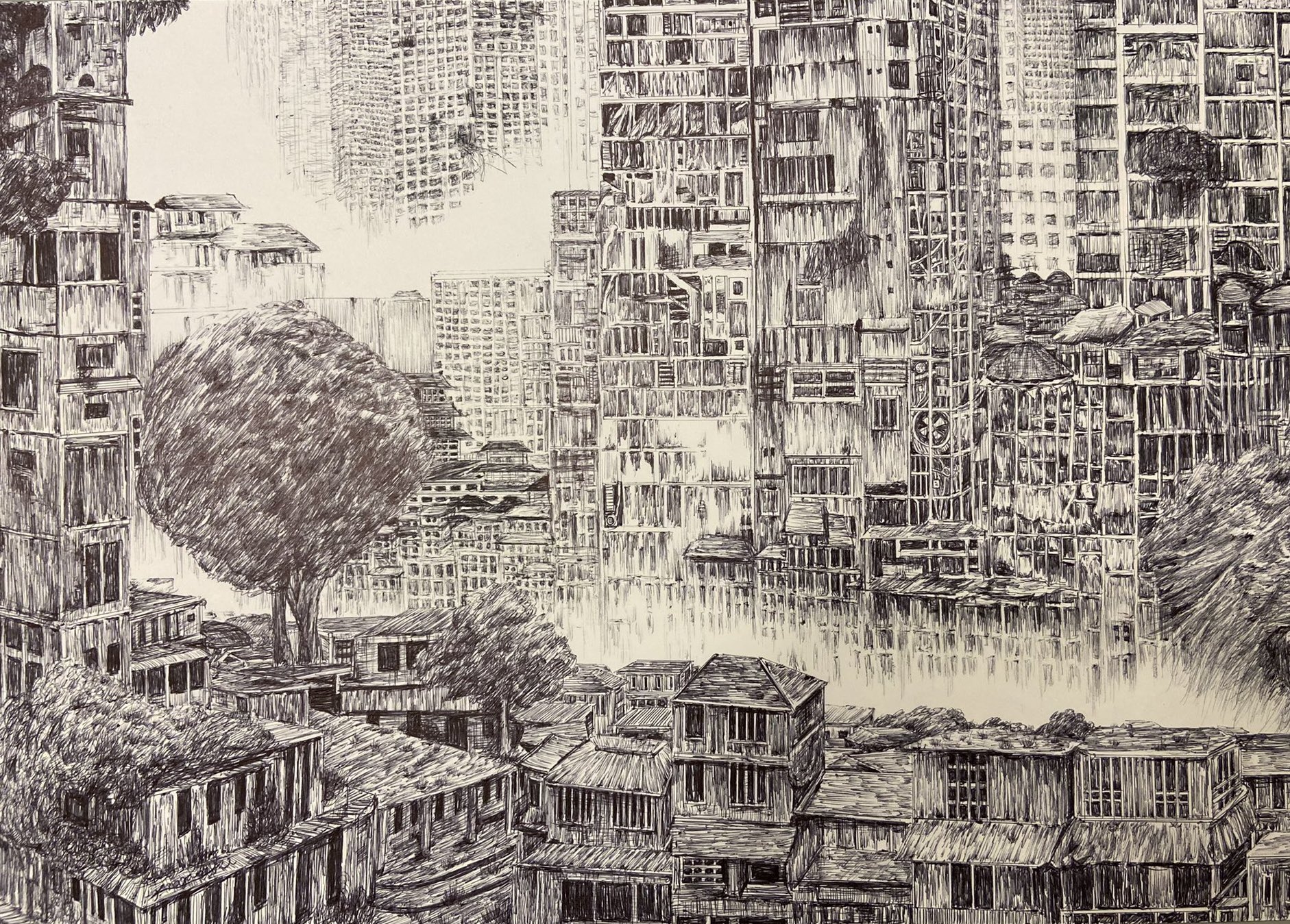 チャンポン𝕏ボールペン風景画 (@Nchanpon) / X