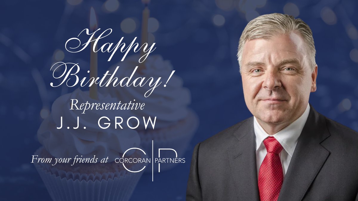 CorcoranFirm's tweet image. Happy Birthday, Representative @JJGrowFL!
