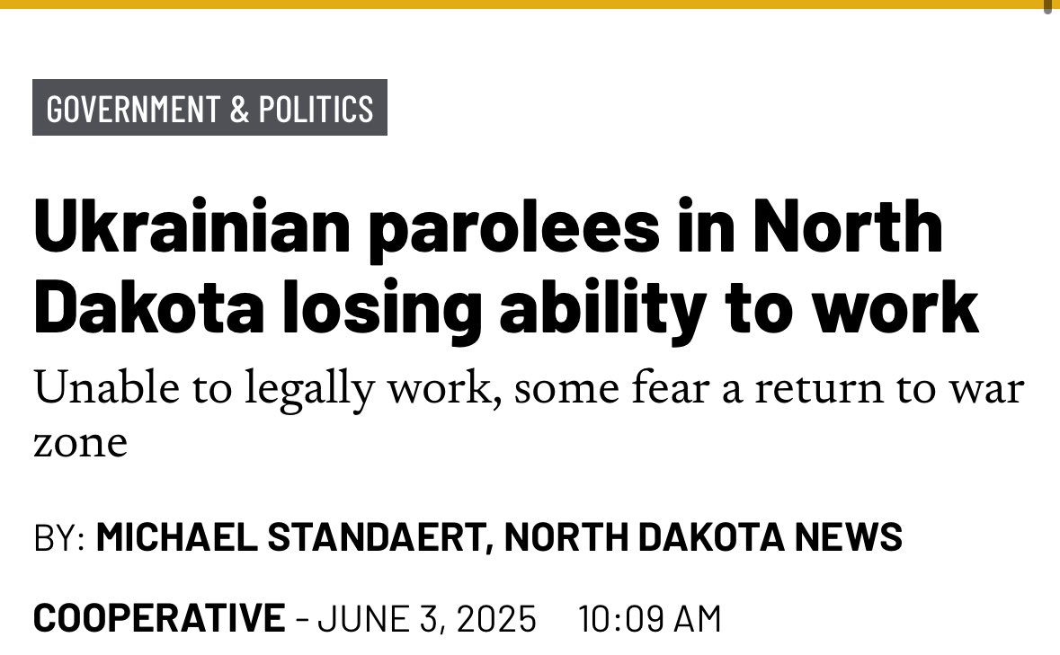 What Meaghan is supporting when supporting Trump is the deportation of Mariupol refugees and others with legal status:

“I’ve lost everything in my home city, in Mariupol,” Hoshko said. “I don’t have a place to go back to.”