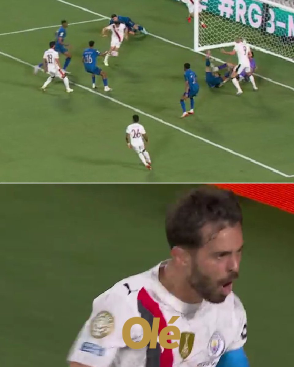 DiarioOle's tweet image. GOL DEL CITY ⚽️

➡️ Bernardo Silva abrió el marcador ante Al Hilal a los 9'