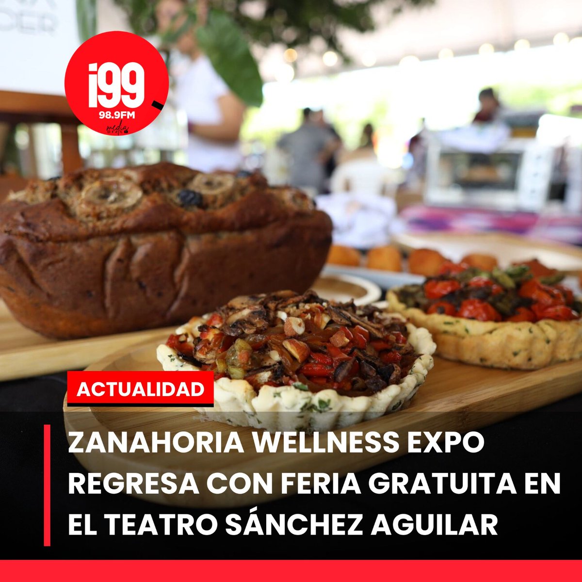 La feria Zanahoria Wellness Expo se desarrollará del 4 al 6 de julio en la explanada del Teatro Sánchez Aguilar. 

La entrada es gratuita y habrá más de 60 marcas, shows infantiles, actividades deportivas, patio de comidas y productos naturales. El evento es pet friendly y está