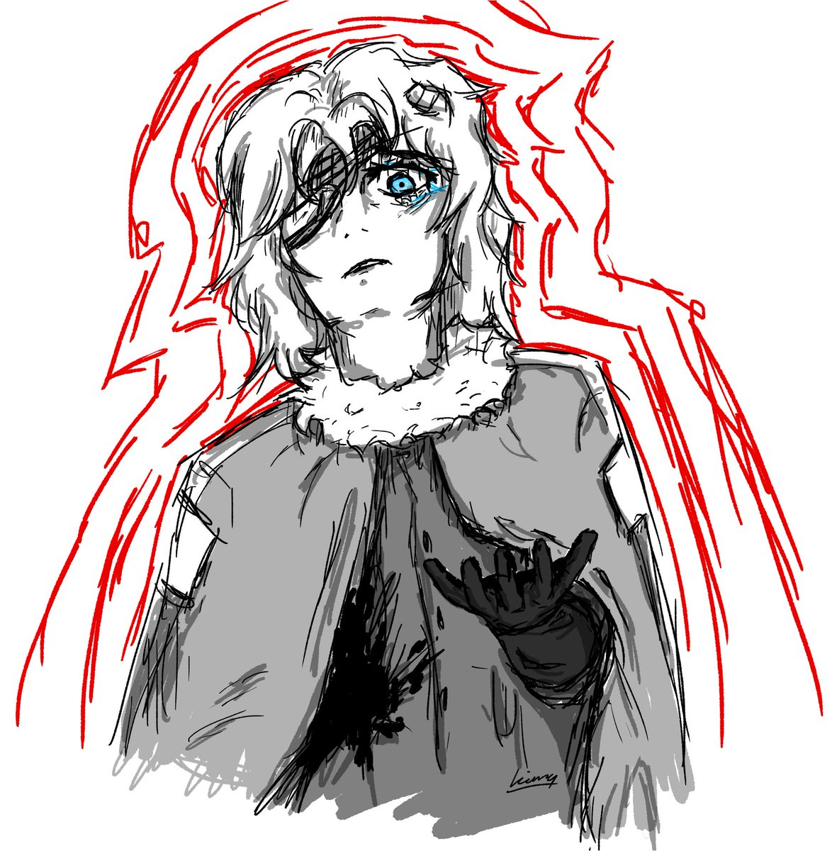 kingcosmore's tweet image. freya doodle 4 #digitalart #originalcharacter