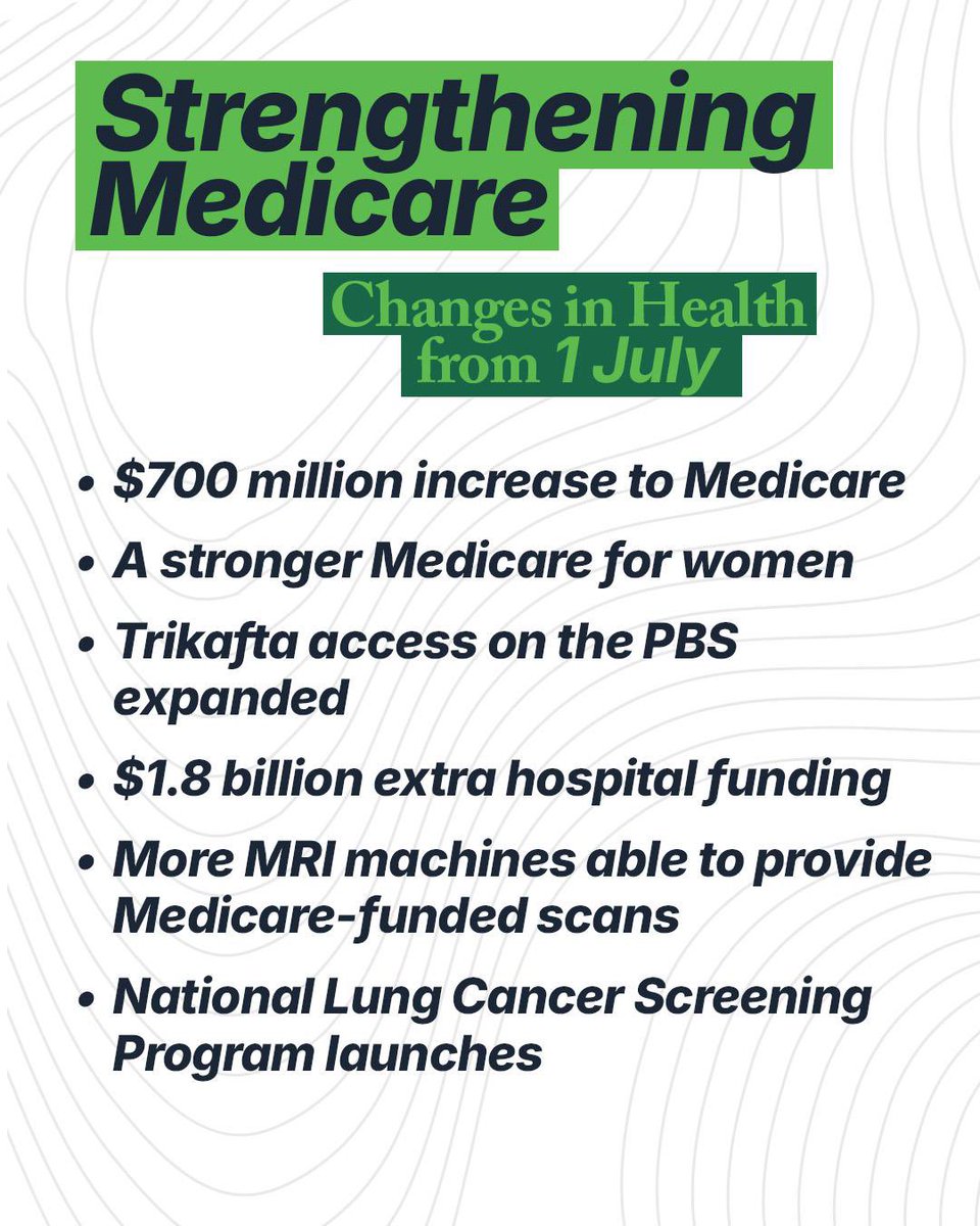 Mark_Butler_MP's tweet image. All the changes in health kicking in from today 👇👇👇