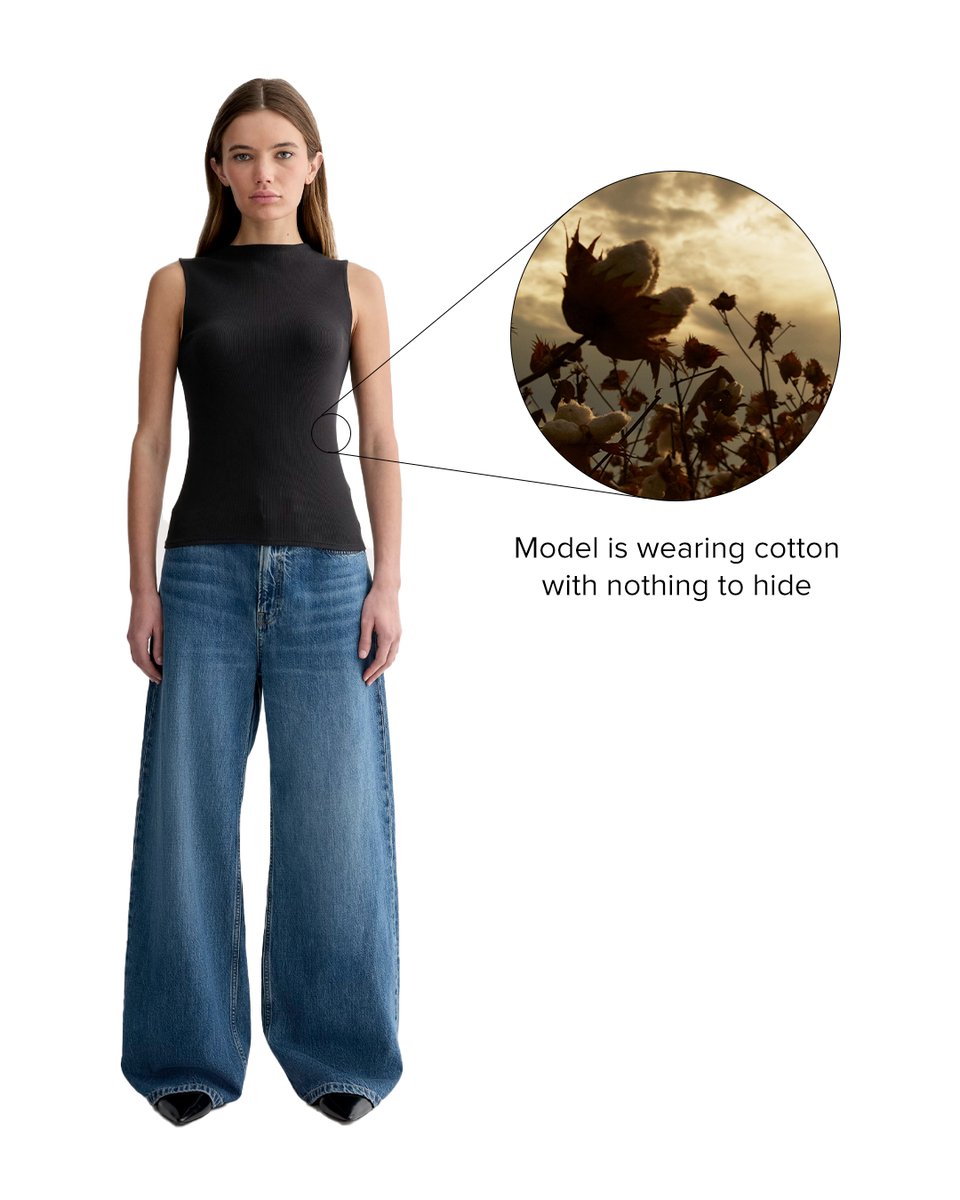 Supima's tweet image. Zoom in.
This is what quality looks like, up close and all the way down to the fiber.