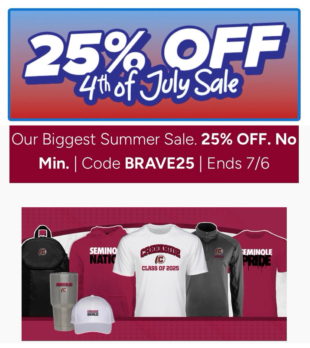 🍢Sideline Store Sale throughout Dead Week! 
sideline.bsnsports.com/schools/georgi…