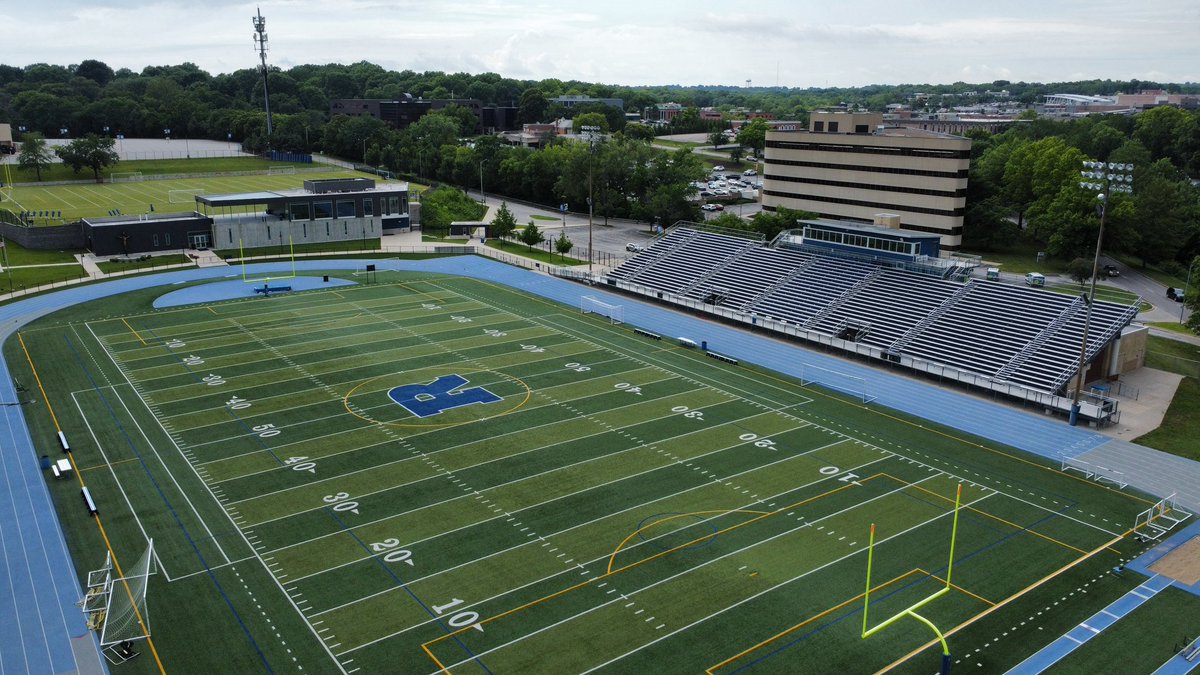 John Hough (@johnhough__) on Twitter photo Vincent P. Dasta Memorial Stadium
Rockhurst High School
Home of the 9-time state champion Hawklets who are the all-time winningest football program in Missouri history with 771 wins. The field is dedicated to hall of fame coach Tony Severino who went 338-88-1. <a href="/RockhurstFB/">Rockhurst Hawklets Football</a> Vincent P. Dasta Memorial Stadium
Rockhurst High School
Home of the 9-time state champion Hawklets who are the all-time winningest football program in Missouri history with 771 wins. The field is dedicated to hall of fame coach Tony Severino who went 338-88-1. <a href="/RockhurstFB/">Rockhurst Hawklets Football</a>